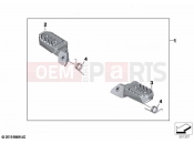 BMW Motorrad BMW 2022 F models F 850 GS Adve. (0K00) Footrest adjustable 2 | Footrest adjustable 2