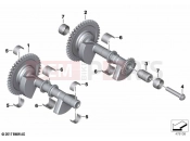 BMW Motorrad BMW 2022 F models F 900 R (0K10) Compensating shaft | Compensating shaft