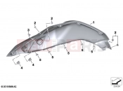 BMW Motorrad BMW 2022 F models F 900 R (0K10) Fairing side panel, front | Fairing side panel, front