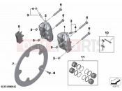 Front wheel brake | Front wheel brake - BMW Motorrad F 900 R (0K11, 0K13) 2022