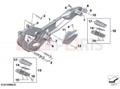 BMW Motorrad BMW 2020 F models F 900 R (0K14) Footpeg system | Footpeg system