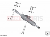 BMW Motorrad BMW 2020 F models F 900 R (0K14) Steering damper | Steering damper