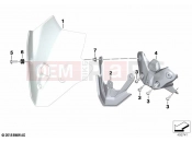 Windscreen, high | Windscreen, high - BMW Motorrad F 900 R A2 (0K31) 2021