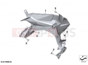 BMW Motorrad BMW 2020 F models F 900 XR (0K21, 0K23) Cover, front fairing, bottom | Cover, front fairing, bottom
