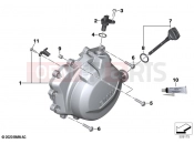 BMW Motorrad BMW 2020 F models F 900 XR (0K21, 0K23) Engine housing cover, left | Engine housing cover, left