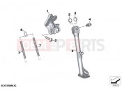 BMW Motorrad BMW 2020 F models F 900 XR (0K24) Side stand | Side stand