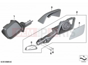BMW Motorrad BMW 2021 K models K 1600 Bagger (0F51, 0F53) Mirror | Mirror