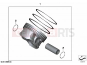 BMW Motorrad BMW 2021 K models K 1600 Bagger (0F51, 0F53) Piston, single components | Piston, single components