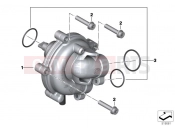 BMW Motorrad BMW 2021 K models K 1600 Bagger (0F51, 0F53) Coolant pump | Coolant pump