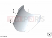 BMW Motorrad BMW 2021 K models K 1600 Bagger (0F51, 0F53) Windshield, low | Windshield, low