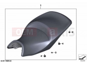 BMW Motorrad BMW 2021 K models K 1600 Bagger (0F51, 0F53) Seat bench extra high | Seat bench extra high