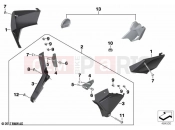 BMW Motorrad BMW 2021 K models K 1600 Bagger (0F51, 0F53) Set cover for frame | Set cover for frame