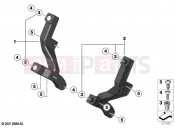 BMW Motorrad BMW 2021 K models K 1600 Bagger (0F51, 0F53) Holder, speaker | Holder, speaker