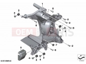 BMW Motorrad BMW 2021 K models K 1600 Bagger (0F51, 0F53) Front panel carrier | Front panel carrier