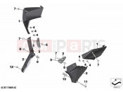 BMW Motorrad BMW 2021 K models K 1600 Bagger (0F51, 0F53) Cover frame | Cover frame