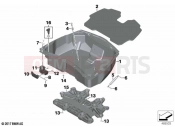 BMW Motorrad BMW 2021 K models K 1600 Bagger (0F51, 0F53) Topcase bottom section | Topcase bottom section