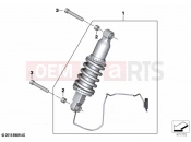 BMW Motorrad BMW 2021 K models K 1600 Bagger (0F51, 0F53) Spring strut ESA front | Spring strut ESA front