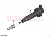 BMW Motorrad BMW 2021 K models K 1600 Bagger (0F51, 0F53) Ignition coil / spark plug | Ignition coil / spark plug