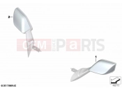 Mirror cap, chrome-plated | Mirror cap, chrome-plated - BMW Motorrad K 1600 Bagger 22 (0F61, 0F63) 2023