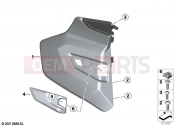 Speaker cover | Speaker cover - BMW Motorrad K 1600 Bagger 22 (0F61, 0F63) 2023