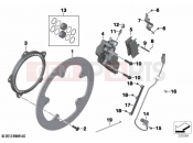 BMW Motorrad BMW 2021 K models K 1600 Bagger 22 (0F61, 0F63) Front wheel brake | Front wheel brake