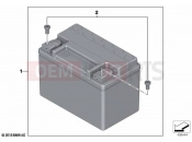 BMW Motorrad BMW 2021 K models K 1600 Bagger 22 (0F61, 0F63) AGM battery | AGM battery