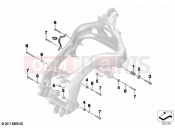 BMW Motorrad BMW 2020 K models K 1600 Bagger 22 (0F61, 0F63) Engine Suspension | Engine Suspension