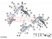 BMW Motorrad BMW 2020 K models K 1600 Bagger 22 (0F61, 0F63) Covering, inner | Covering, inner
