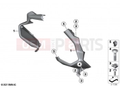 BMW Motorrad BMW 2020 K models K 1600 Bagger 22 (0F61, 0F63) Hand protector | Hand protector