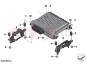 BMW Motorrad BMW 2020 K models K 1600 Bagger 22 (0F61, 0F63) Control unit, audio system | Control unit, audio system