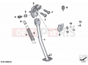BMW Motorrad BMW 2020 K models K 1600 Bagger 22 (0F61, 0F63) Side stand | Side stand