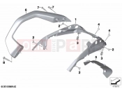 BMW Motorrad BMW 2020 K models K 1600 Bagger 22 (0F61, 0F63) Tail trim | Tail trim