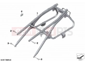 BMW Motorrad BMW 2020 K models K 1600 Bagger 22 (0F61, 0F63) Rear frame | Rear frame