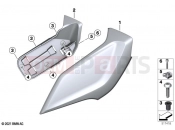 BMW Motorrad BMW 2020 K models K 1600 Bagger 22 (0F61, 0F63) Slipstream deflector | Slipstream deflector