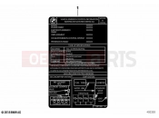 BMW Motorrad BMW 2020 K models K 1600 Bagger 22 (0F61, 0F63) Label 