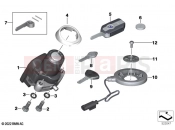 BMW Motorrad BMW 2020 K models K 1600 Bagger 22 (0F61, 0F63) Radio-controlled locking system | Radio-controlled locking system