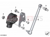 BMW Motorrad BMW 2020 K models K 1600 Bagger 22 (0F61, 0F63) Level sensor, front | Level sensor, front