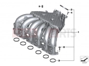 BMW Motorrad BMW 2020 K models K 1600 Bagger 22 (0F61, 0F63) Intake manifold system | Intake manifold system