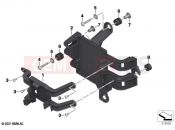 BMW Motorrad BMW 2020 K models K 1600 Bagger 22 (0F61, 0F63) Holder, control units | Holder, control units