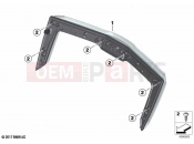 BMW Motorrad BMW 2020 K models K 1600 Bagger 22 (0F61, 0F63) Rear light, topcase | Rear light, topcase
