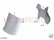 Mudguard rear | Mudguard rear - BMW Motorrad K 1600 GT 17 (0F01, 0F11) 2021