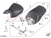 Single seat | Single seat - BMW Motorrad K 1600 GT 22 (0F21, 0F23) 2021
