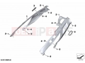 Tail trim | Tail trim - BMW Motorrad K 1600 GT 22 (0F21, 0F23) 2021