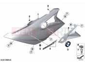 Fairing side section, front | Fairing side section, front - BMW Motorrad K 1600 GT 22 (0F21, 0F23) 2021