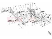 DUCATI 1999 Monster 900 FOOTREST » FRAME