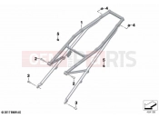 BMW Motorrad BMW 2020 R models R 1250 GS 19 (0J94) Rear frame | Rear frame