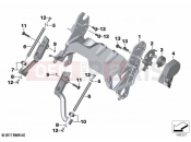 BMW Motorrad BMW 2020 R models R 1250 GS 19 (0J94) Windshield adjustment | Windshield adjustment