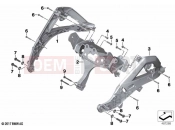 BMW Motorrad BMW 2020 R models R 1250 GS 19 (0J94) Front panel carrier | Front panel carrier
