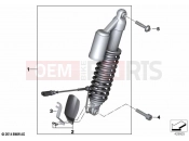 BMW Motorrad BMW 2020 R models R 1250 GS 19 (0J94) Spring strut ESA front | Spring strut ESA front