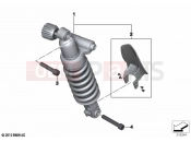 BMW Motorrad BMW 2020 R models R 1250 GS 19 (0J94) Spring strut, rear | Spring strut, rear